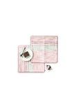 Dotted Table Mats-French Rose