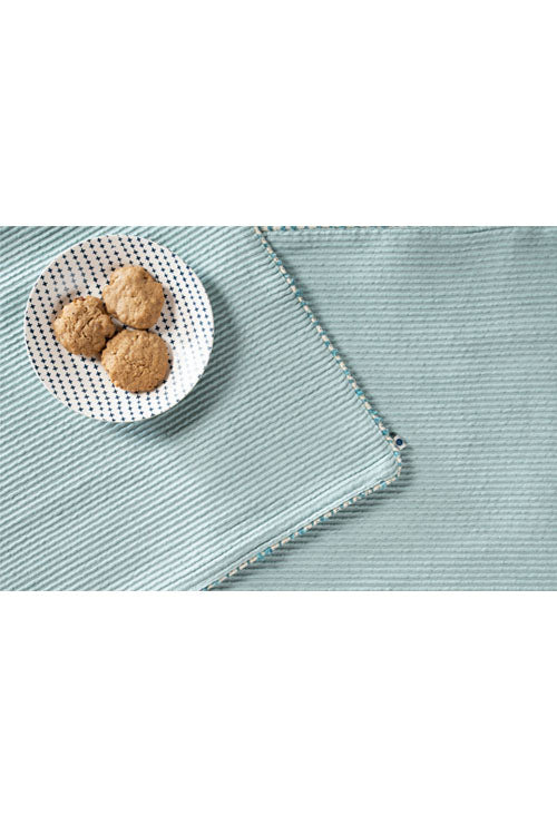 Onset Homes Ribbed Table Mats -Sky