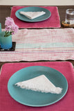 Ribbed Table Mats-French Rose