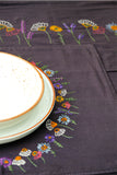 Okhai 'Petal' Hand Embroidered Cotton Table Mats (Set of 6)