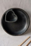 Terracotta by Sachii "Longpi Black Pottery Chip-n-Dip or Momo Platter"