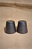 Terracotta by Sachii "Longpi Black Pottery Tumblers Trapezium Small Set of 2"