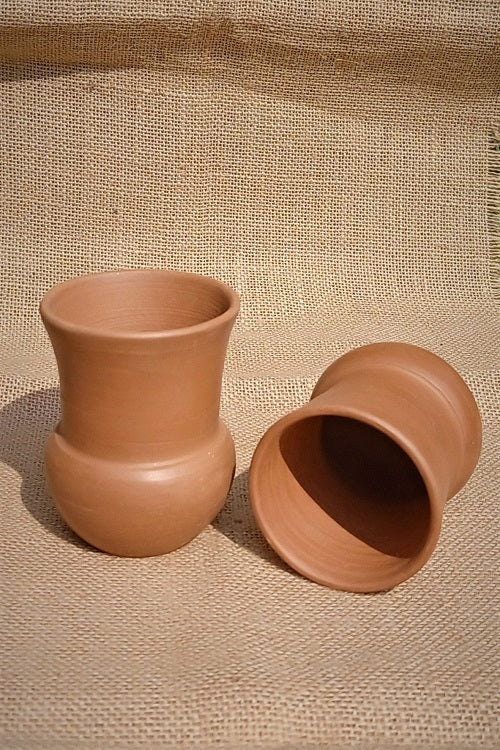 Terracotta by Sachii "Clay Tumblers Set of 2"