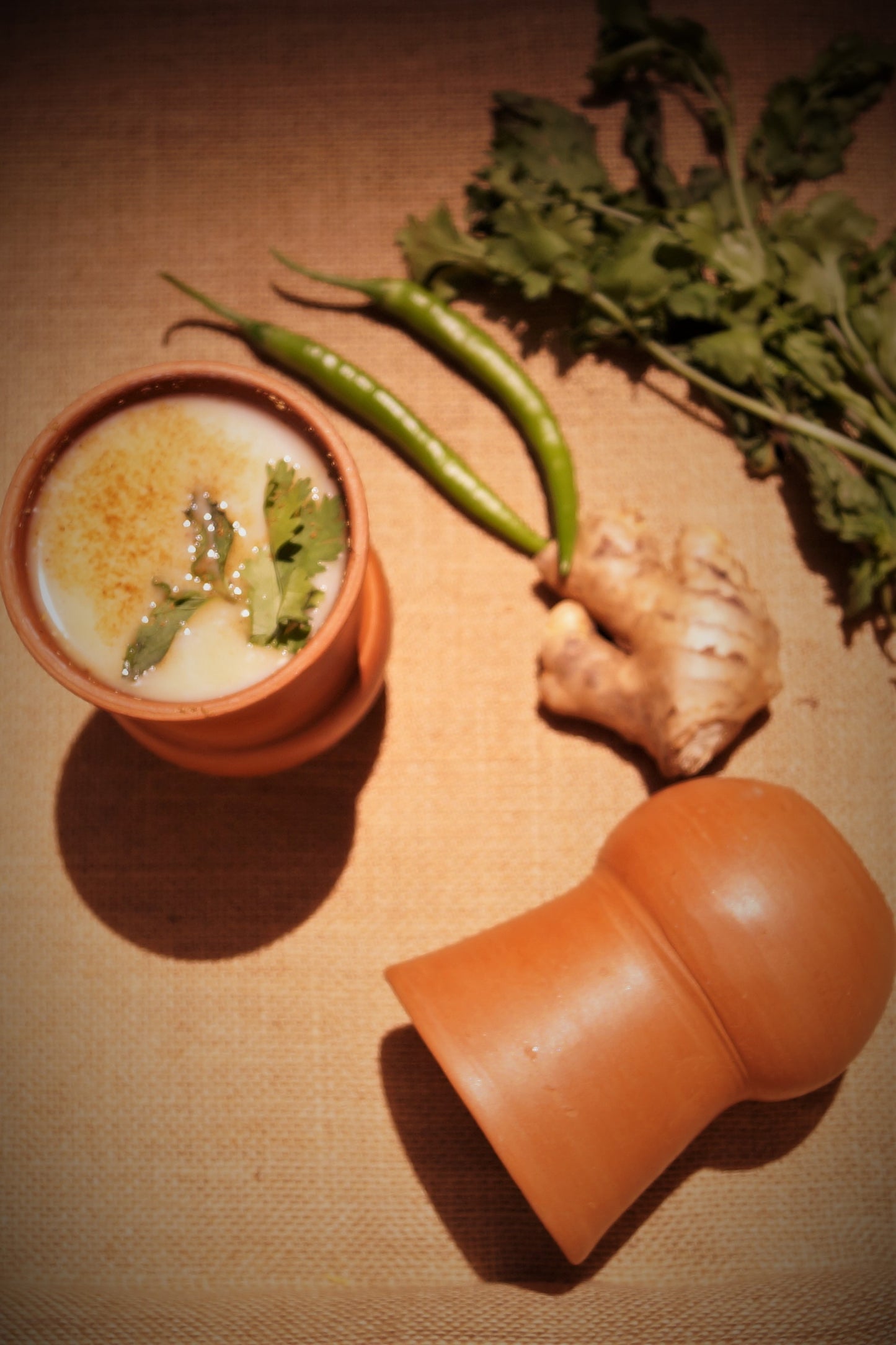 Terracotta by Sachii "Clay Tumblers Set of 2"