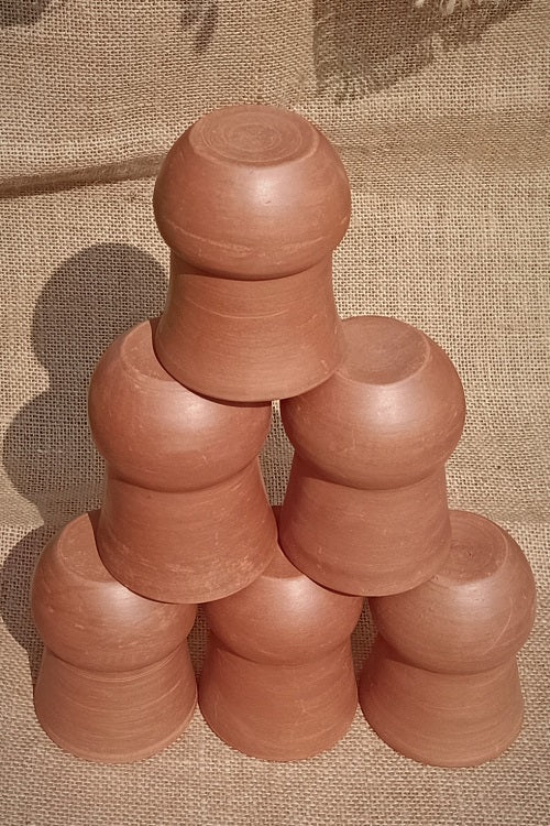 Terracotta by Sachii "Clay Tumblers Set of 6"