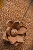 Terracotta by Sachii "3-D Lotus Incense Stick Holder"