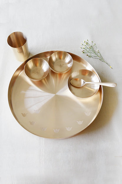 Studio Coppre Tulsi Kansa Platter