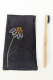 Okhai 'Tulip' Hand Embroidered Pure Cotton Utility Pouch