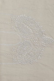 Samuday Crafts White Table Runner With Chikankari Embroidery