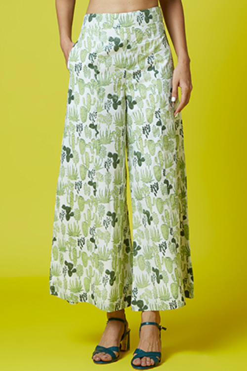 Okhai 'Juniper' Hand Block Printed Pure Cotton Pant