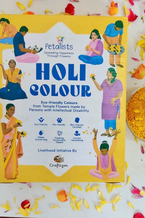Petalists Eco-Friendly Holi Colour Yellow