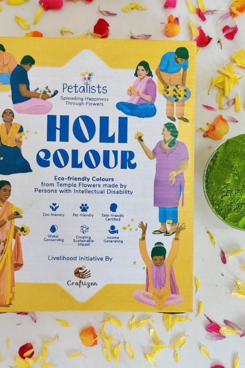 Petalists Eco-Friendly Holi Colour Green