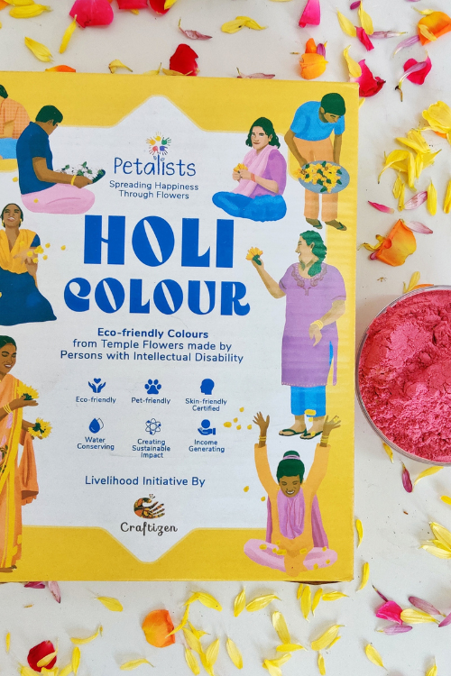 Petalists Eco-Friendly Holi Colour Pink