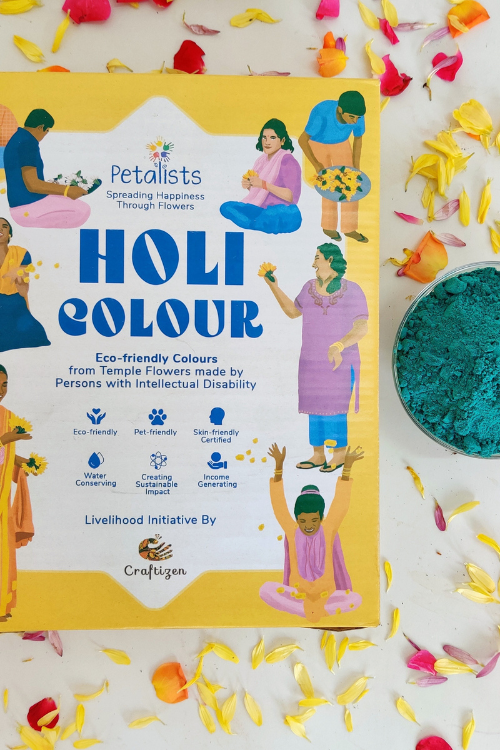 Petalists Eco-Friendly Holi Colour Blue