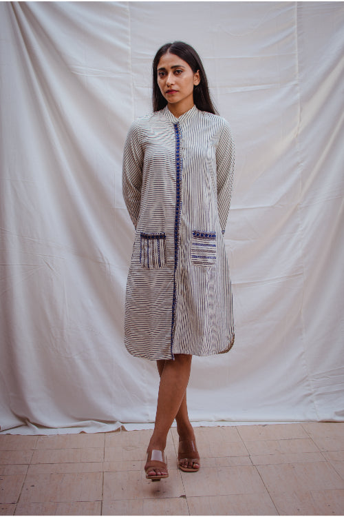 Urmul 'Ahava' Handloom Embroidered Dress.