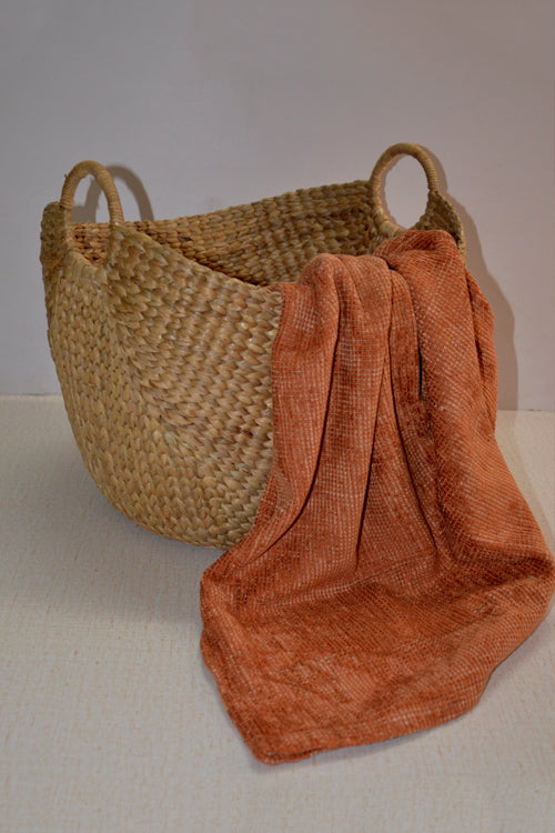 Dharini Water Hyacinth Laundry Basket Large