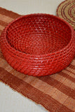 Dharini Cane Fruit & Utility Basket (Red)