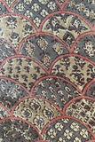 Creative Bee 'ARCH' Natural Dyed Block Print Mulberry Silk Fabric (0.5 Meter)