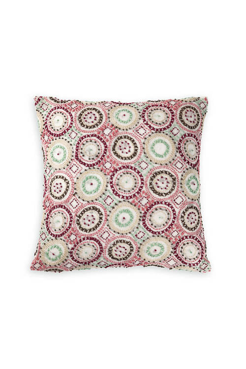 Onset Homes Wreath Cushion Cover-French Rose