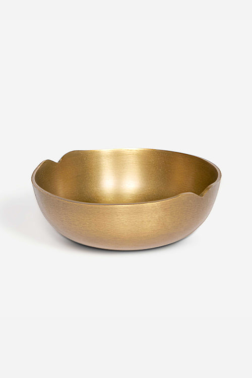 Ikai Asai - Kumau Shallow Brass Bowl