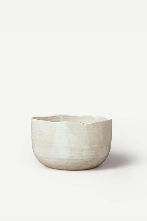 Ikai Asai Stoneware Terracotta Serving Bowl