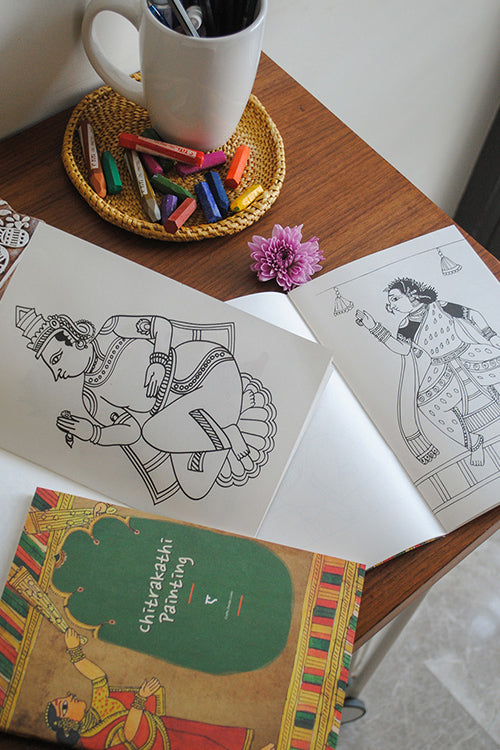 Ekibeki Chitrakathi Colouring Book  1Pcs Coloring Book Multi