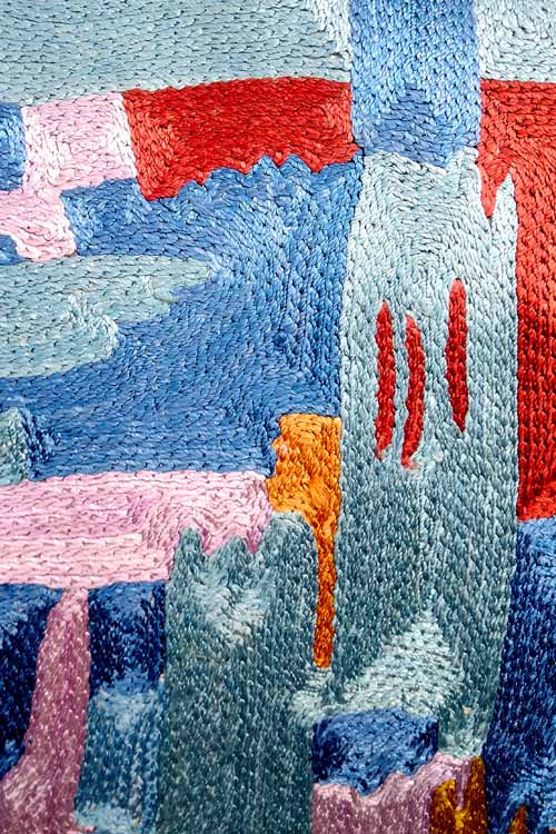 Zaina By Ctok'- Dal Lake Charisma Hand Embroidered Chain Stitch Cushion Cover