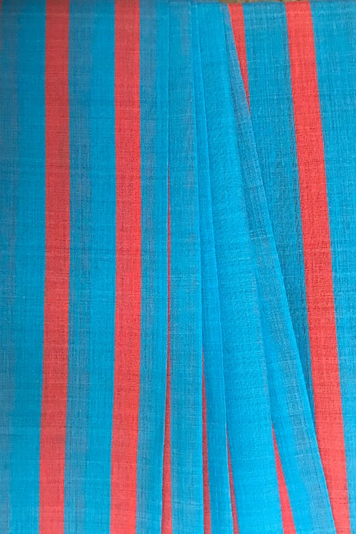 Bun.Kar Bihar 'Diya' Handwoven Extra Weft Cotton-Silk Saree-43