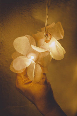 Samoolam Handmade Lilac Rose Christmas LED Lights Decorations Item Online