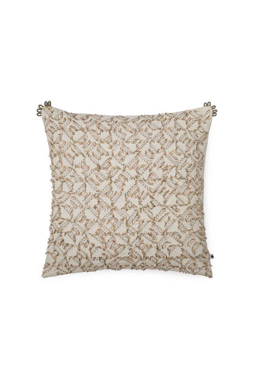 Onset Homes Ruffle Cushion Cover -Foggy Dew