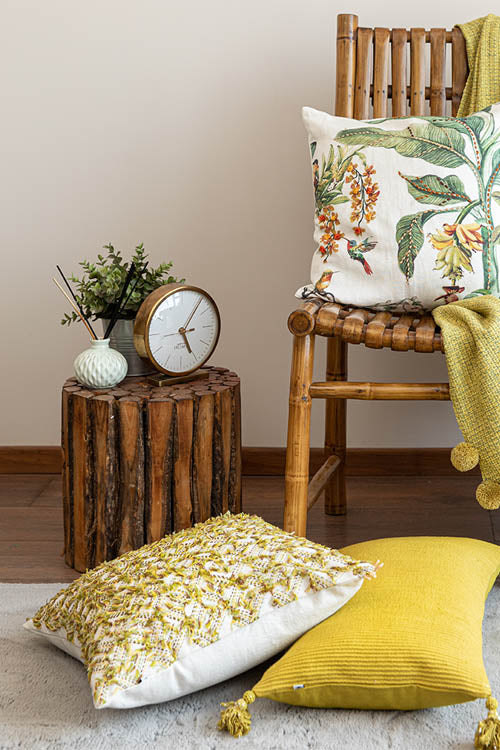 Onset Homes Ruffle Cushion Cover - Foliage