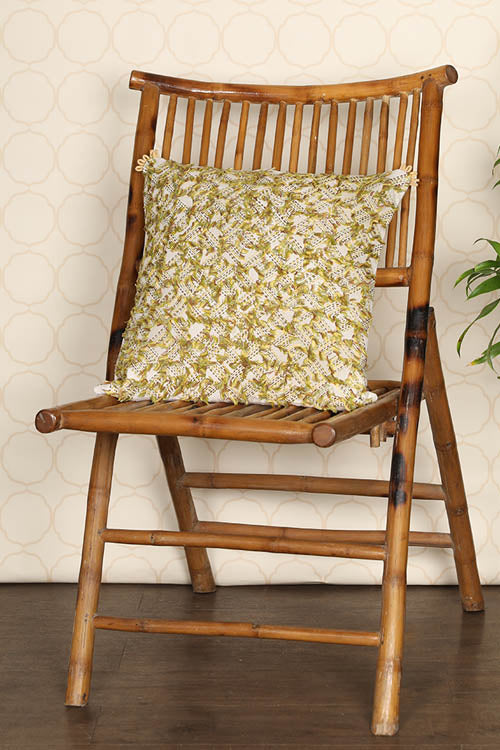 Onset Homes Ruffle Cushion Cover - Foliage