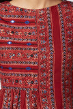 Okhai 'Shyra' Cotton Ajrakh Embroidered Dress