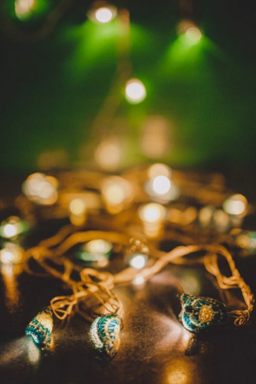 Samoolam Handmade Blue Lily Bougainvillea Christmas LED Lights Decorations Item Online