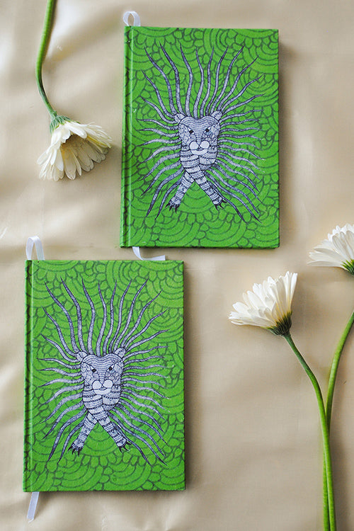 Ekibeki Gond"Wagobha"Journal 1Pcs Notebook Green