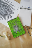 Ekibeki Gond Wagobha Sketchbook 1Pcs Sketchbook Green