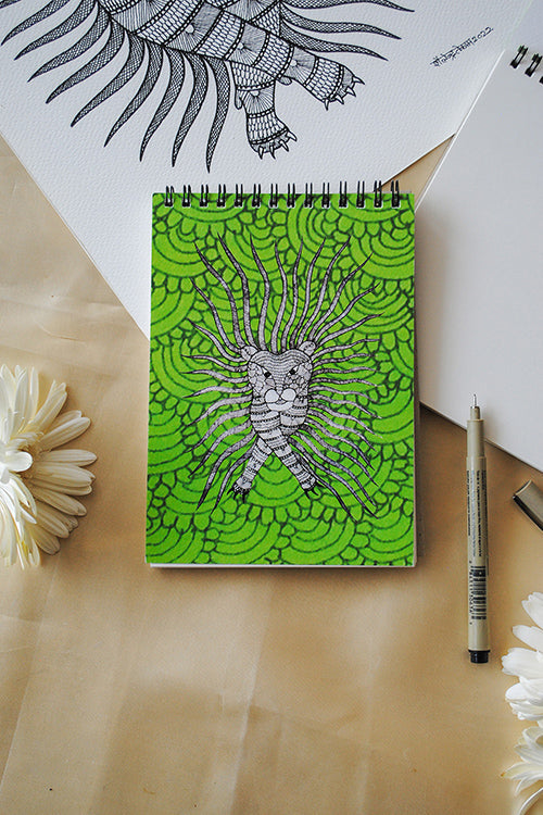 Ekibeki Gond Wagobha Sketchbook 1Pcs Sketchbook Green