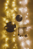 Samoolam Handmade Home Decor LED String Lights ~ Orange Rose